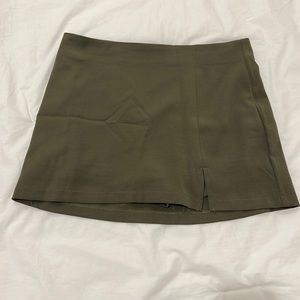 Aeropostale olive green mini skirt